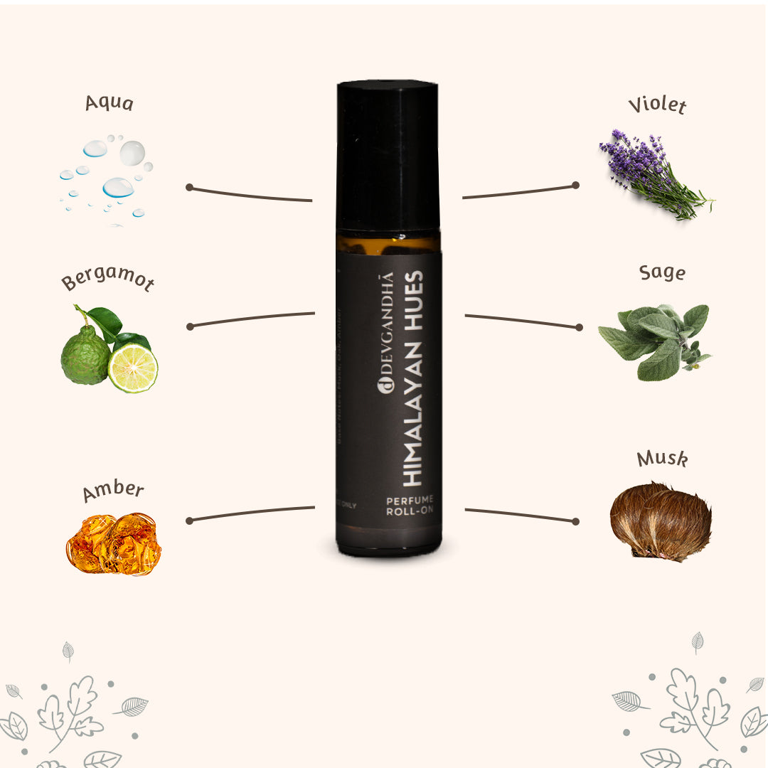 Himalayan Hues Perfume Roll-on | Alcohol Free | 10 ML - Unisex