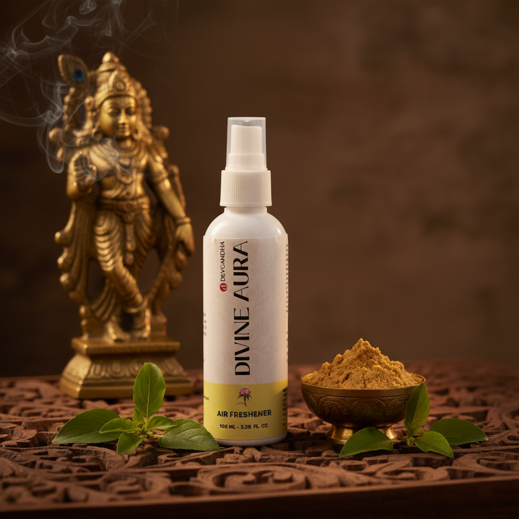 Divine Aura Air Freshener | Floral &amp; Powdery | 100 ML