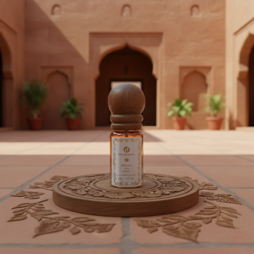 Henna Natural Attar | 100% Natural | Warm & Herbal | Winter-Friendly