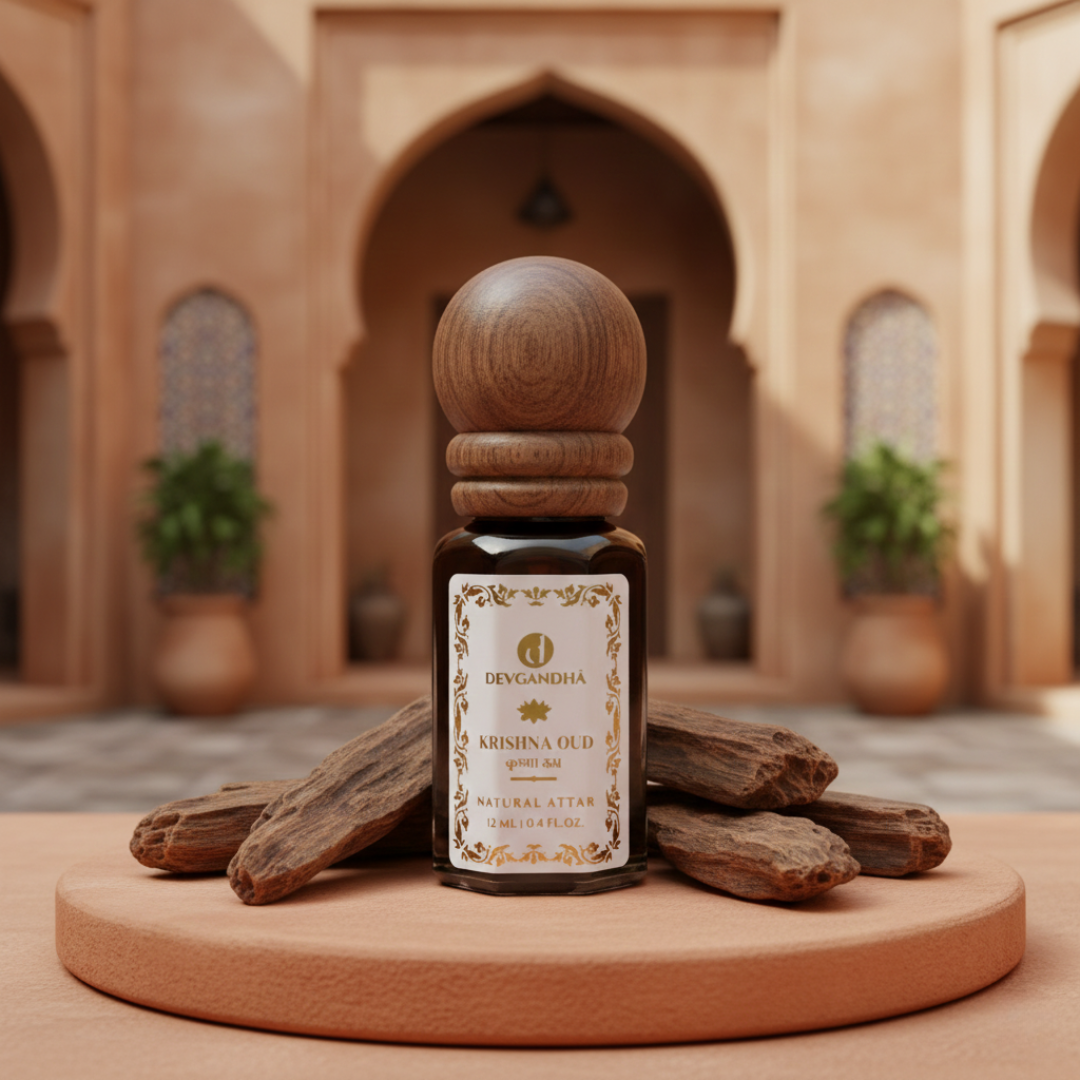 Krishna Oudh (Agarwood) Natural Attar | 100% Natural | Deep &amp; Warm | Winter-Preferred