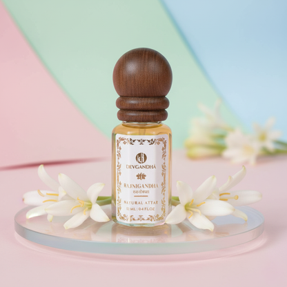 Rajnigandha Natural Attar (Tuberose Attar) | 100% Natural | Pure, Sweet Floral &amp; Calming | Summer Appropriate