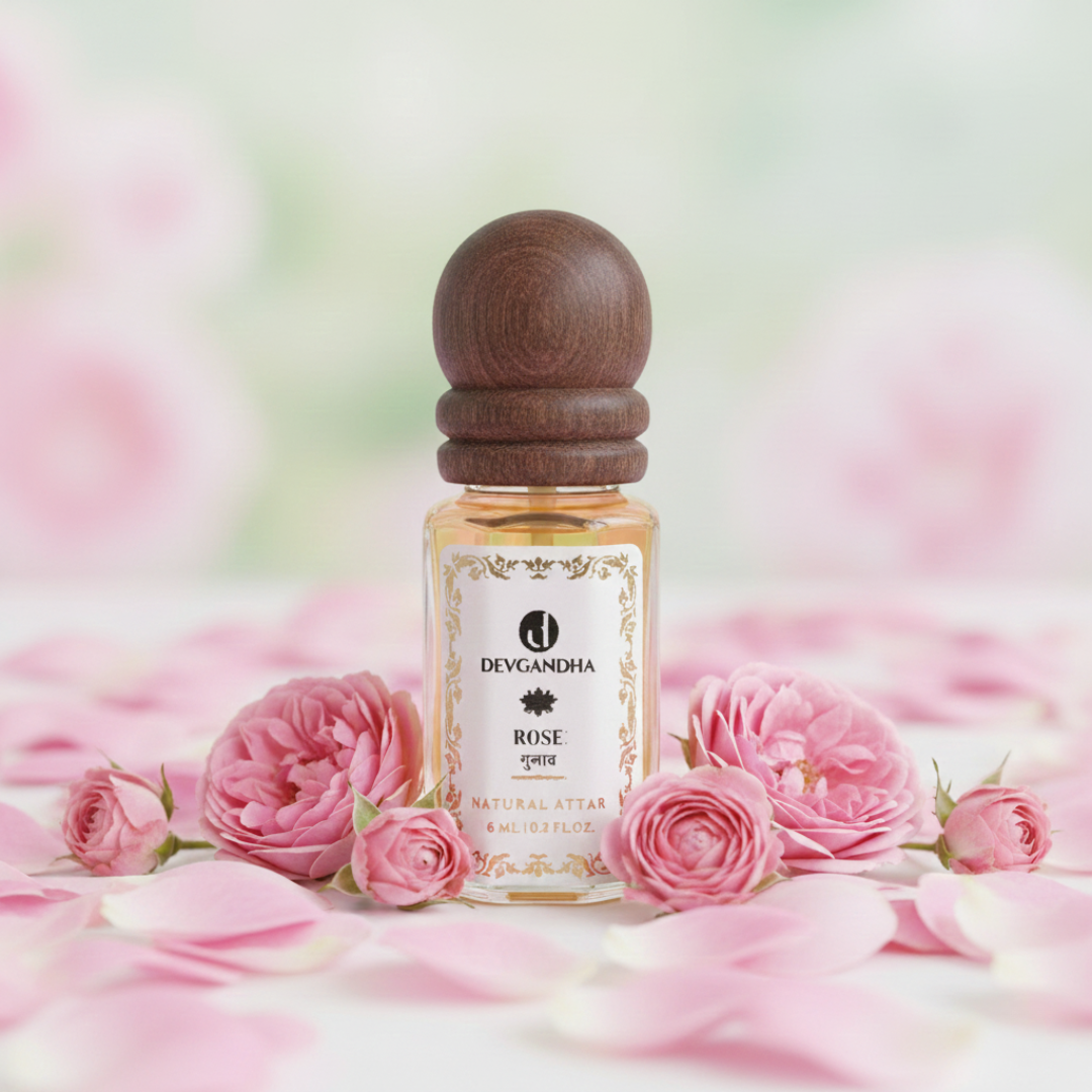 Rose Natural Attar (Gulab Attar) | 100% Natural | Sweet & Cooling | All-Season