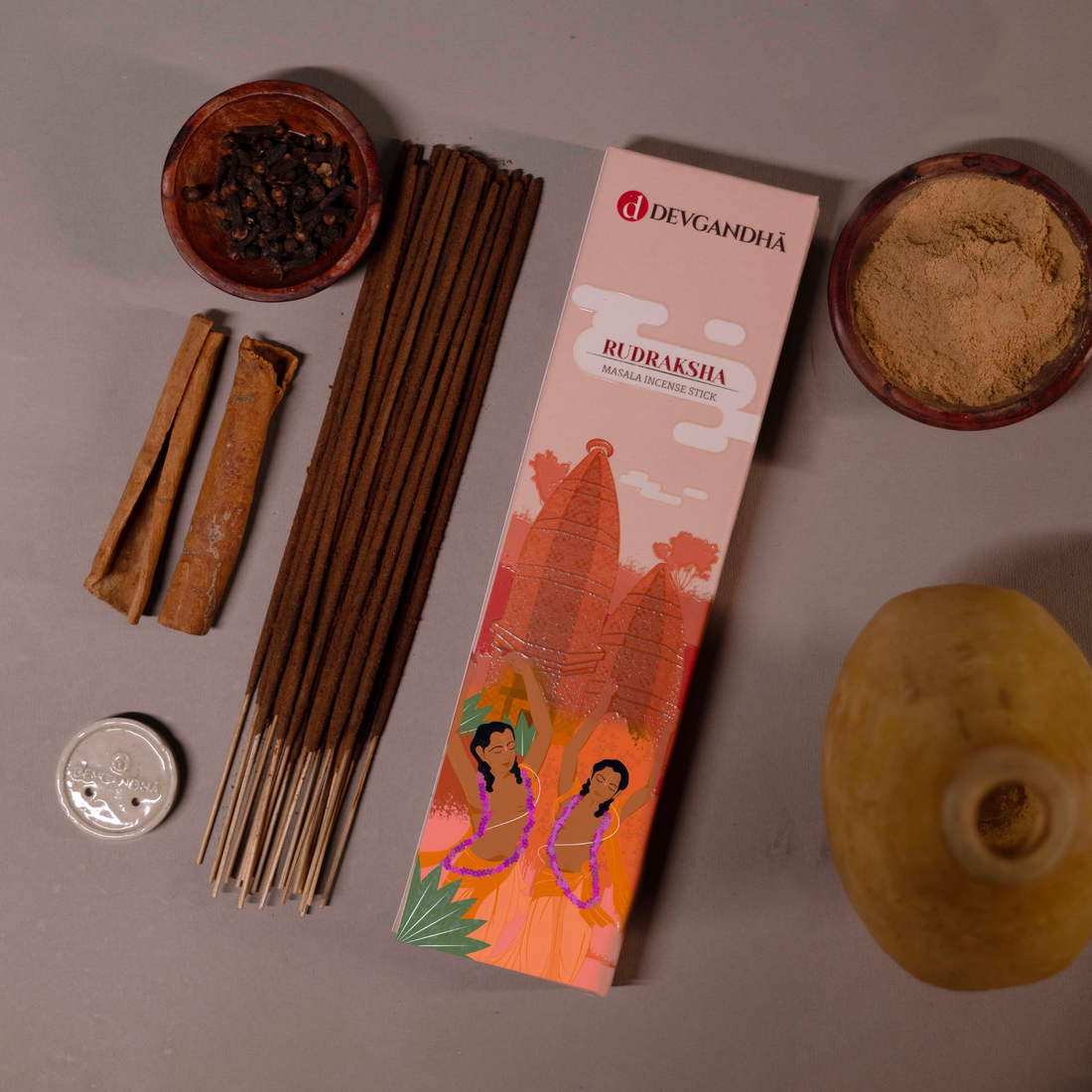 Rudraksha Masala Incense Sticks | 100 GM (Approx. 50 Sticks)