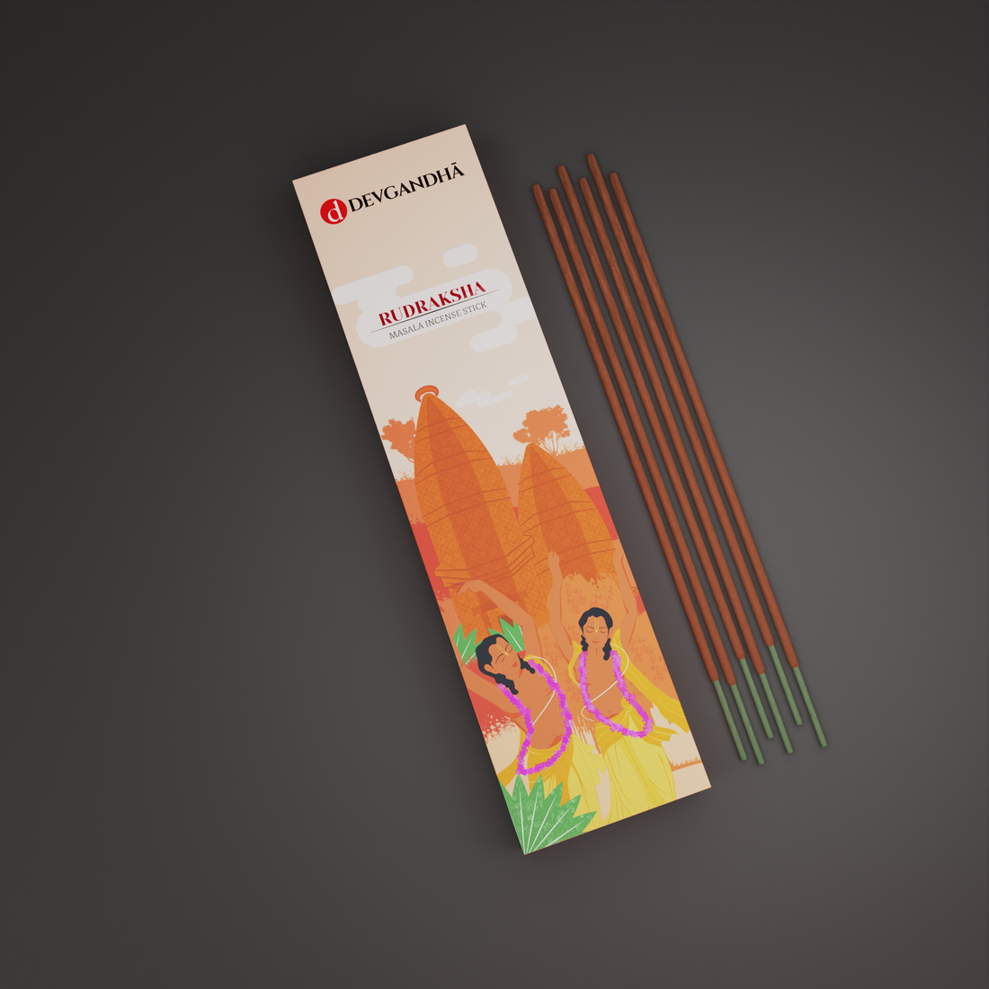 Rudraksha Masala Incense Sticks | 100 GM (Approx. 50 Sticks)