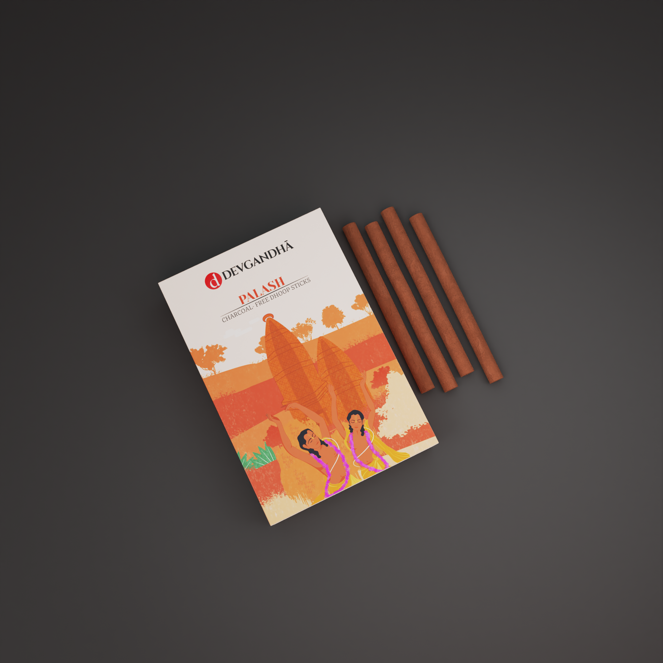 Palash Bamboo-less Incense Sticks | 80 GM (Approx. 40 Sticks)